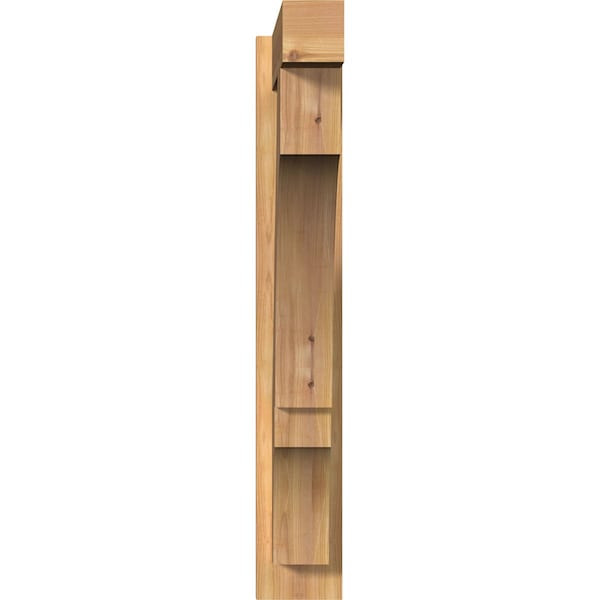 Balboa Block Smooth Outlooker, Western Red Cedar, 5 1/2W X 24D X 36H